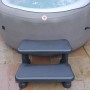Canadian Spa Treppe, Universal-Stufe für Whirlpool, 90x60x40cm, aus Polypropylen.