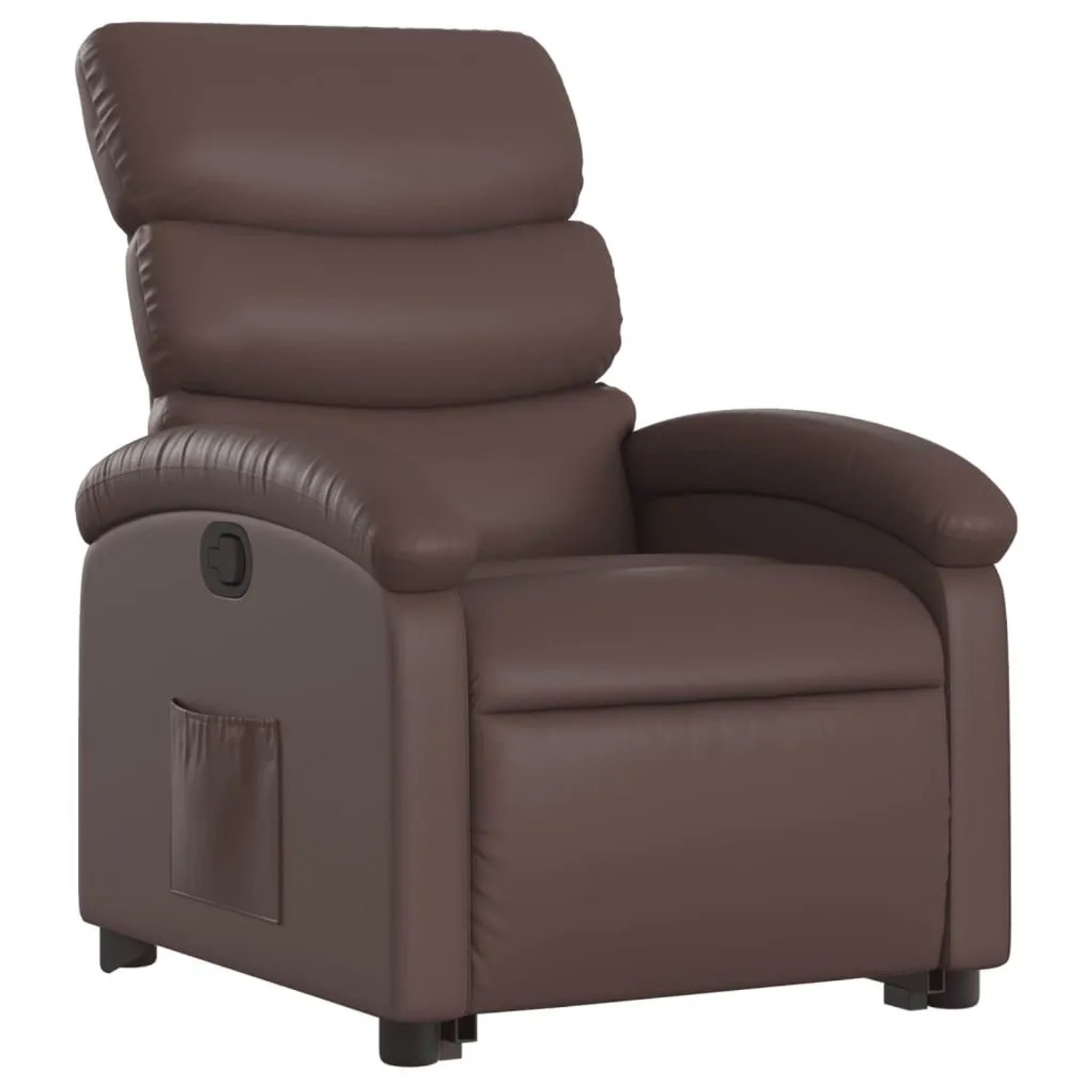 vidaXL Relaxsessel mit Aufstehhilfe Braun Kunstleder 3204042 günstig online kaufen