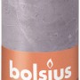 Bolsius Rustik-Kerze Shine, 130/68 mm, gefrorener Lavendel. Stumpenkerze für gemütliche Atmosphäre.