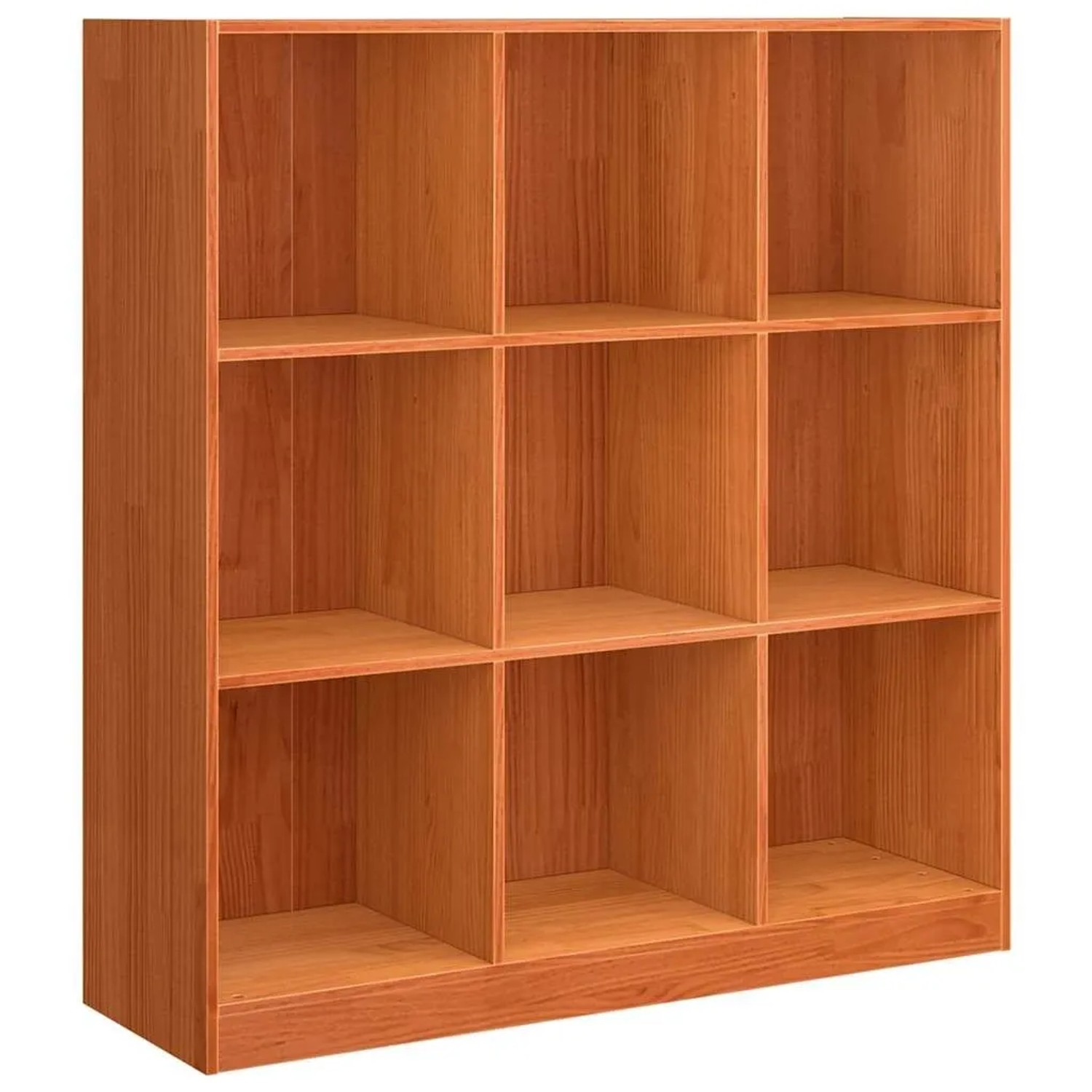 vidaXL Bücherregal Wachsbraun 104 x 33 x 110 cm Massives Kiefernholz 869874 günstig online kaufen