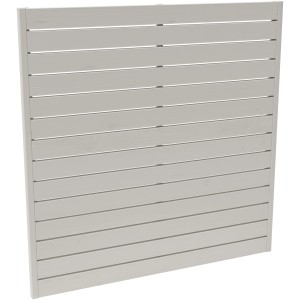 Sichtschutzzaun Faro, creme lackiert, 180x180 cm. Holzzaun für Garten und Terrasse.