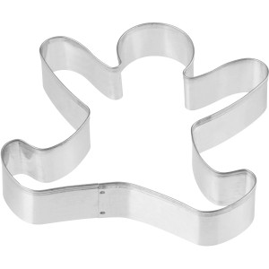 Zenker Ausstechform Lebkuchenmann aus Weißblech, für weihnachtliche Plätzchen.