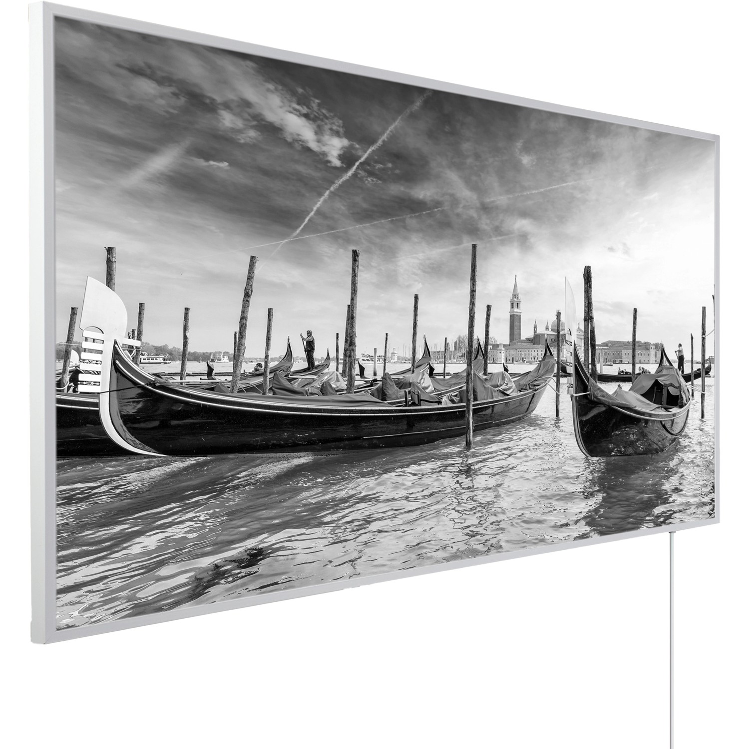Könighaus Infrarotheizung Panorama-Serie 60 cm x 120 cm 1200 W Aussicht Venedig