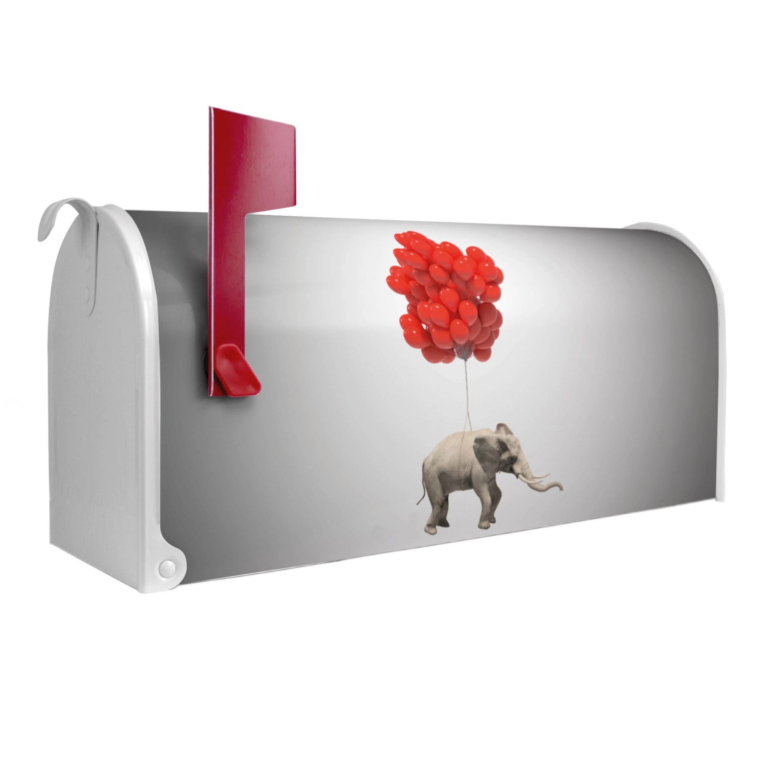 Banjado Amerikanischer Briefkasten Weiß 48x22x16cm US Mailbox Letterbox Pos günstig online kaufen