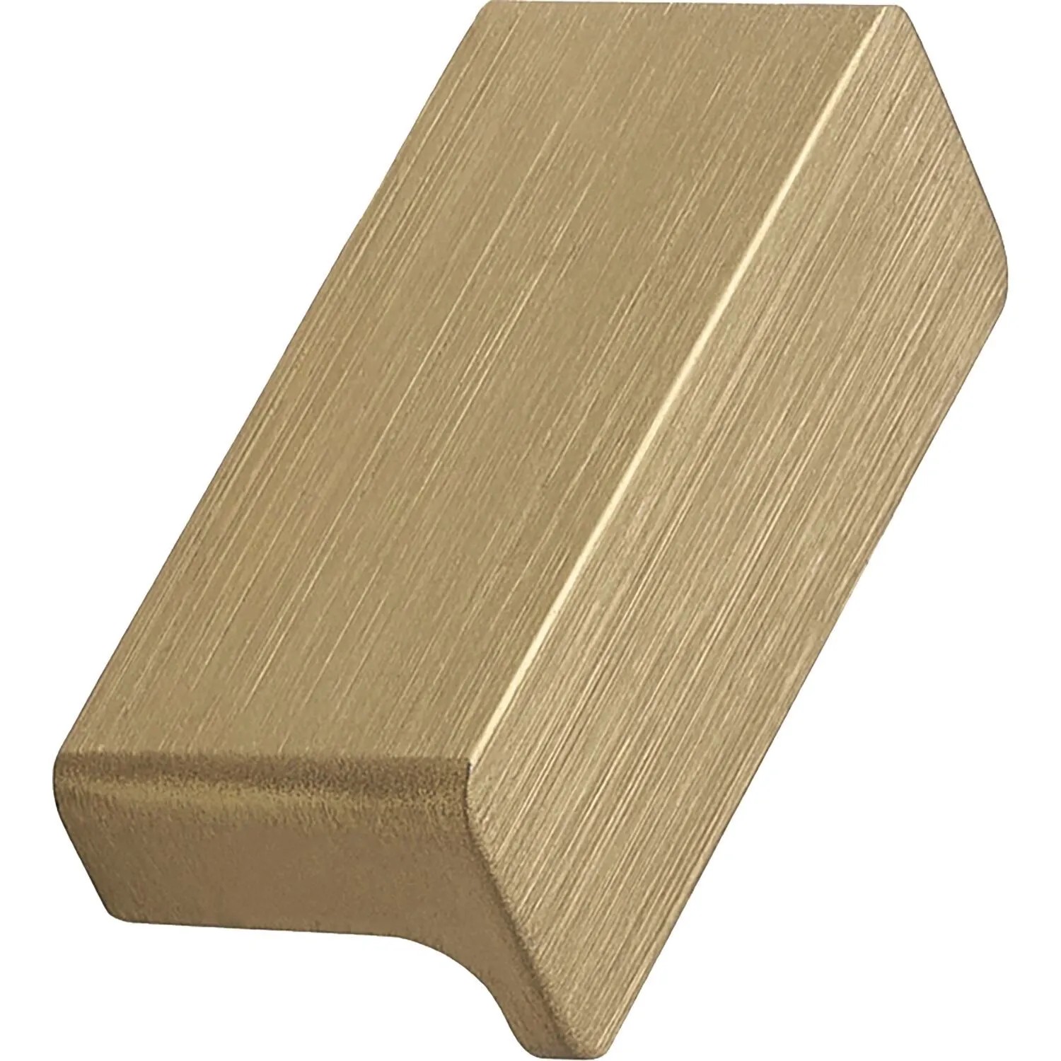 Furnipart Griffleiste Elan La 32 mm Breite 50 mm Aluminium Messing Gebürstet
