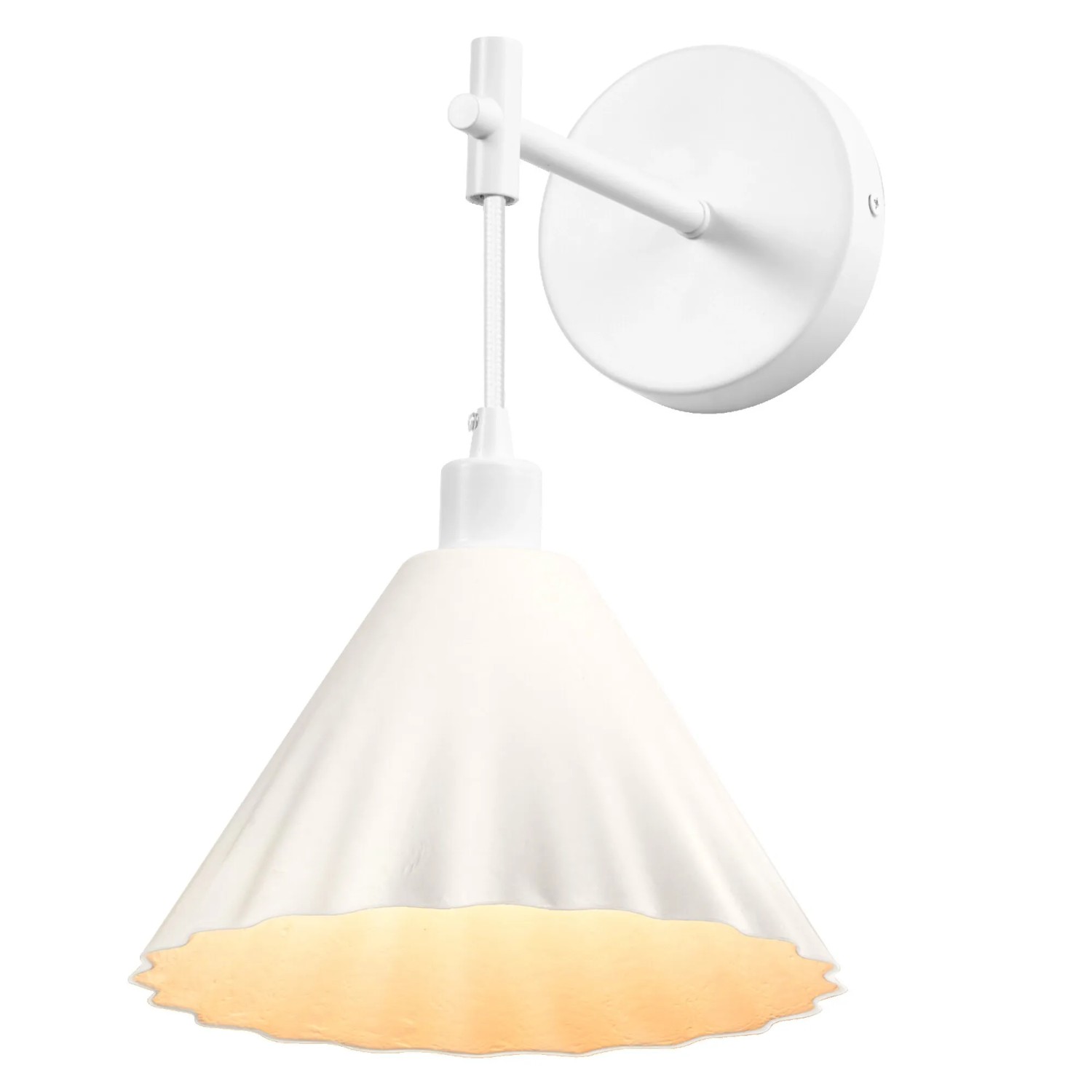 Ledvance Wandleuchte Decor Pulp Weiß 33 cm x Ø 21,8 cm