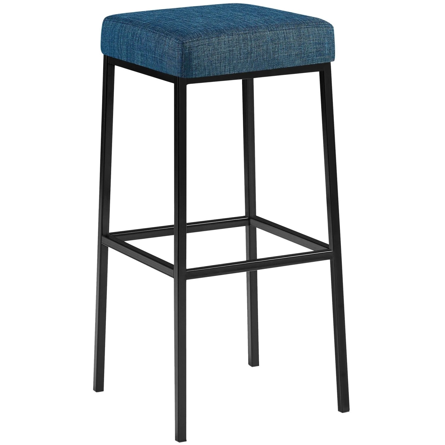 CLP Barhocker Montreal Stoffbezug Blau/Schwarz