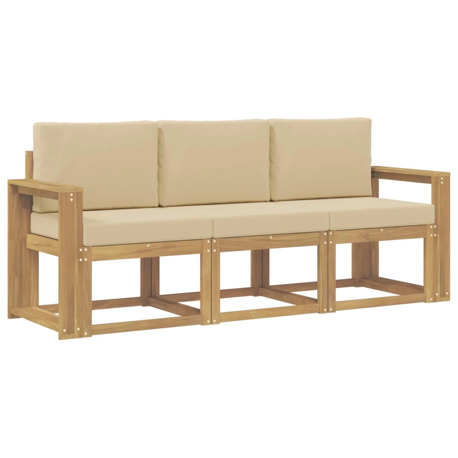 vidaXL Outdoor-Sofagarnitur 3-Tlg 3387182