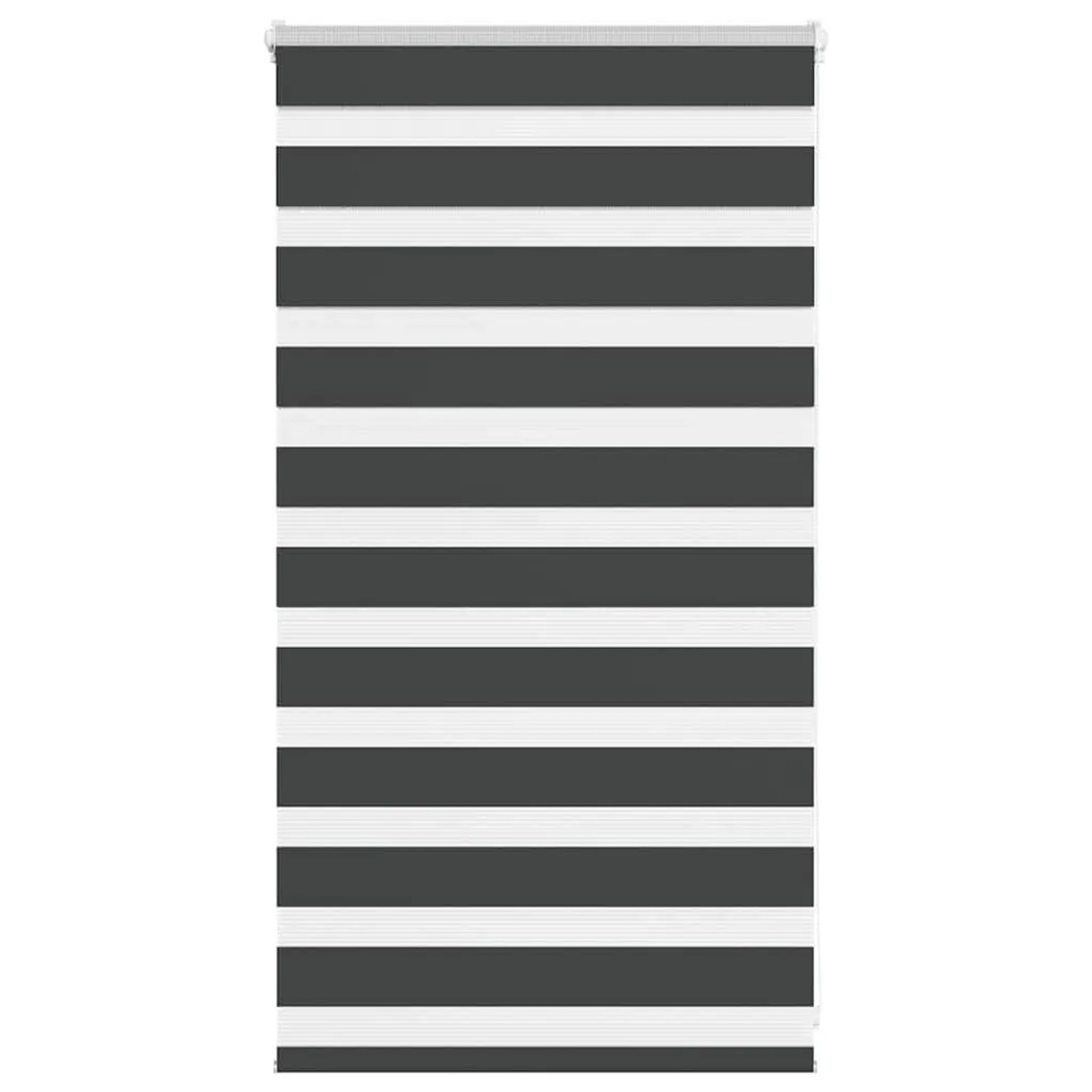 vidaXL Doppelrollo Schwarz 90x100 cm Stoffbreite 85,9 cm Polyester 4014207 günstig online kaufen