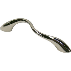 Glänzender Chrom Möbelgriff 1762 für Schränke und Schubladen.