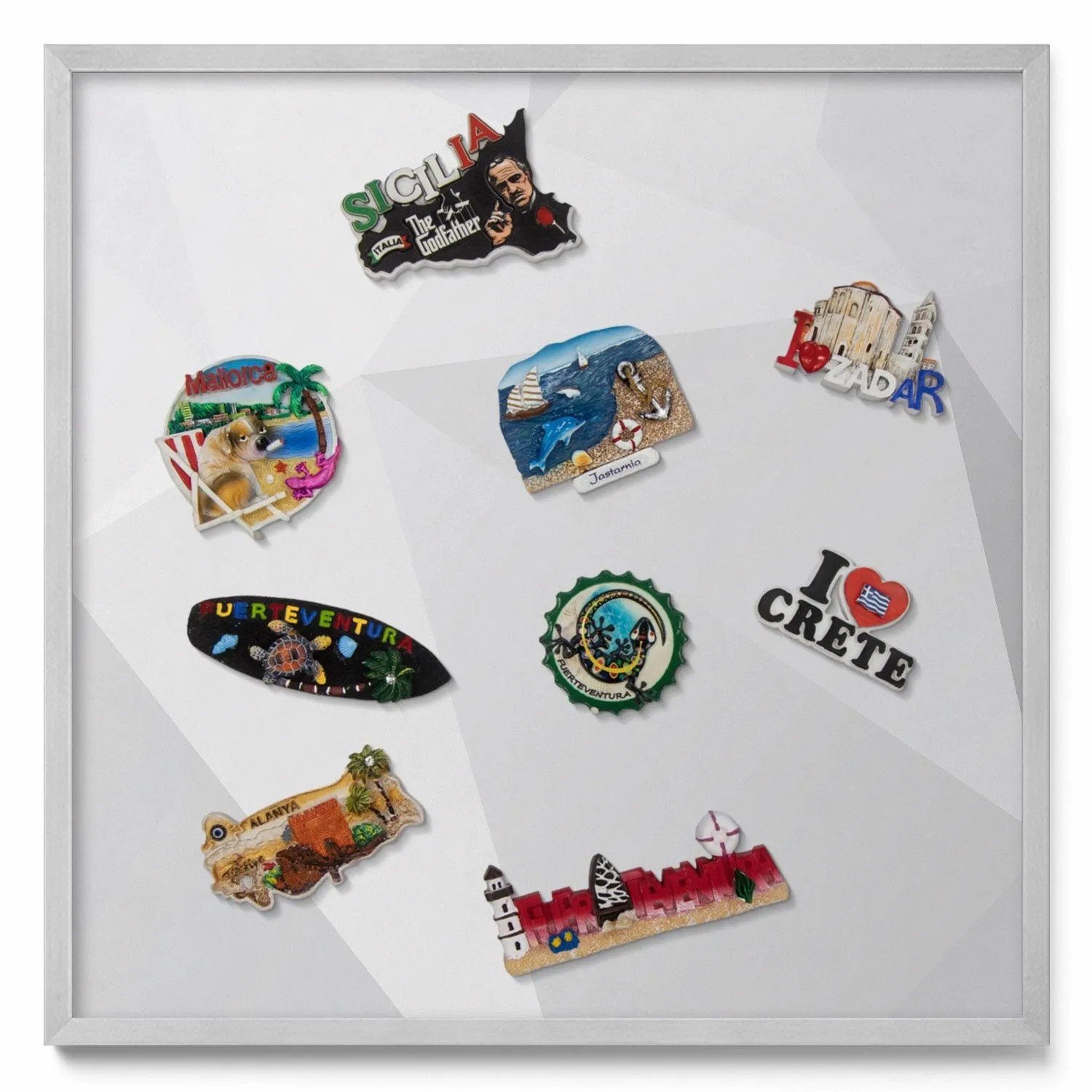 Tulup Magnettafel Magnetboard für Reisemagnete 3D Geometrischer Hintergrund günstig online kaufen