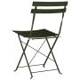 vidaXL Garten Klappstuhl 2 Stk Grün 42 x 46 x 82cm Stahl 42002955_7