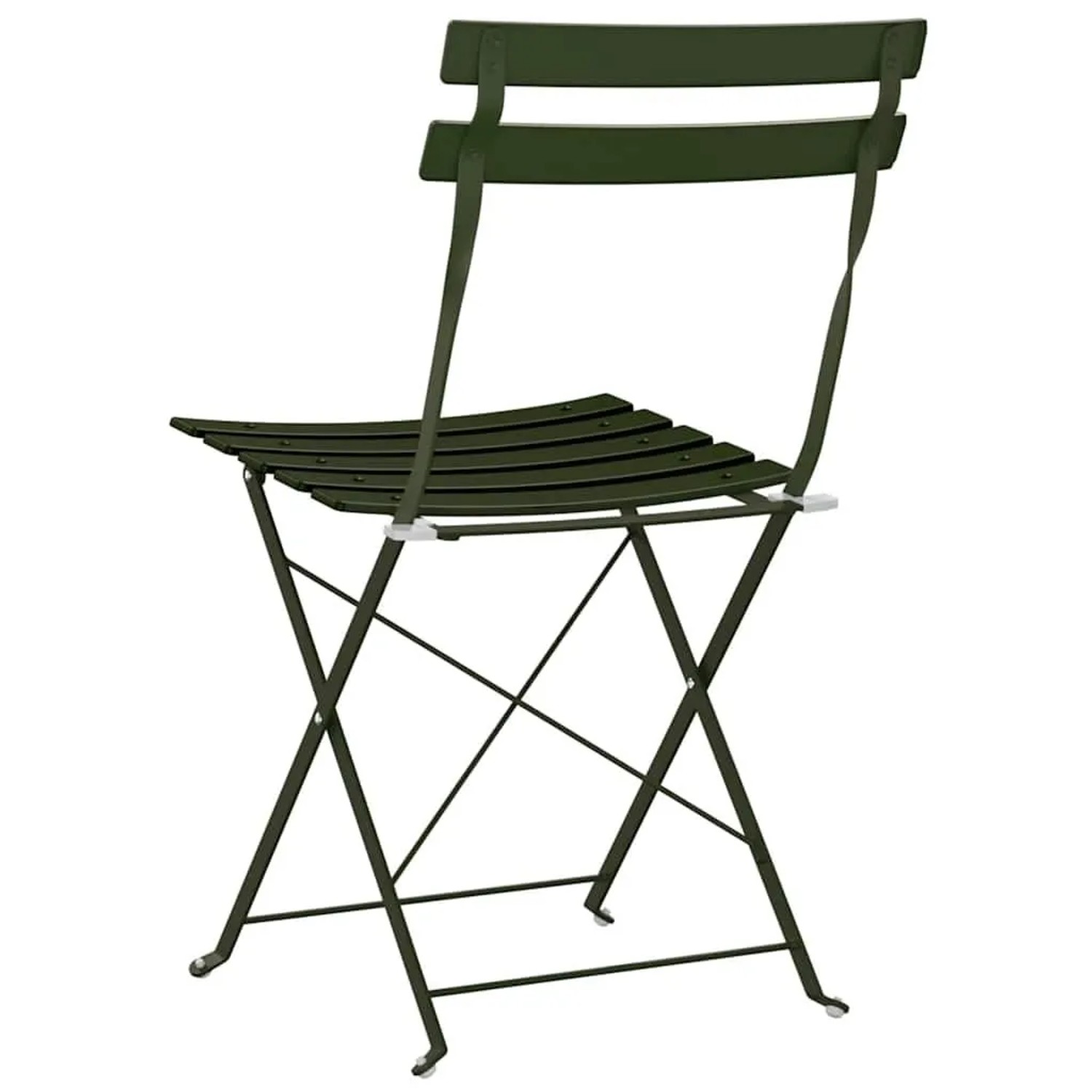 vidaXL Garten Klappstuhl 2 Stk Grün 42 x 46 x 82cm Stahl 42002955_7