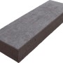 Blockstufe Anthrazit, 100x35x15 cm, für Treppen im Außenbereich. Glatte Betonoberfläche.