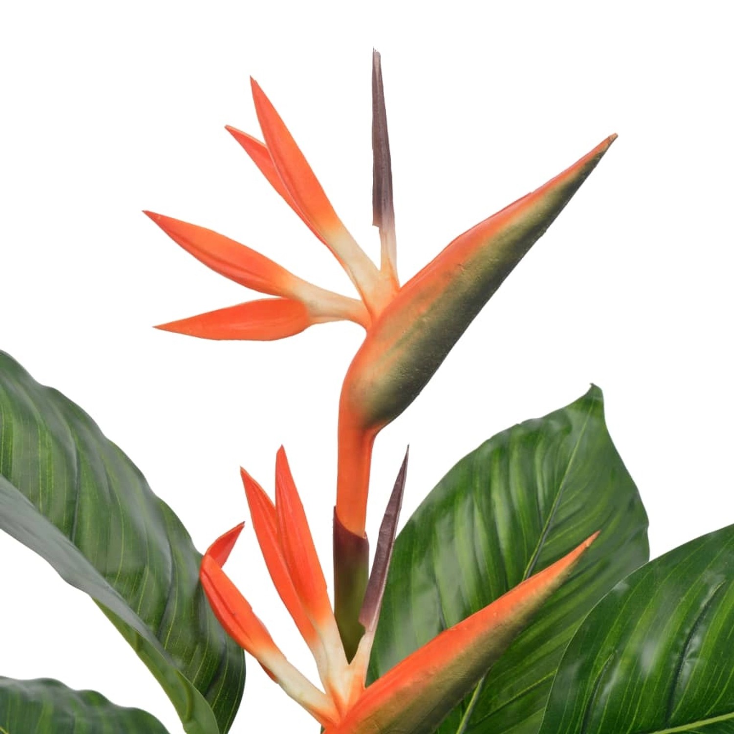 furnicato Künstliche Pflanze Strelitzia mit Topf Rot 100 cm kaufen bei OBI