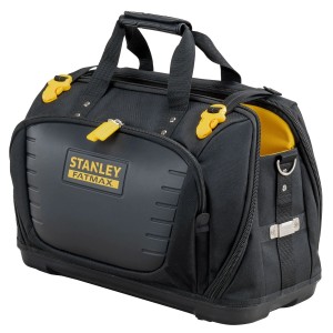 Stanley FatMax Werkzeugtasche Quick Access in Schwarz/Gelb mit robustem Design und Tragegriffen für Handwerk.