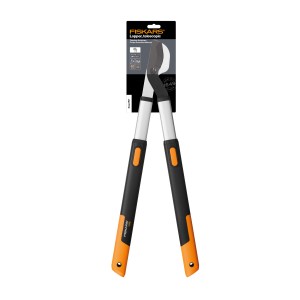 Fiskars Teleskop-Astschere SmartFit L86, ausziehbar für Baumschnitt bis 50mm Durchmesser.