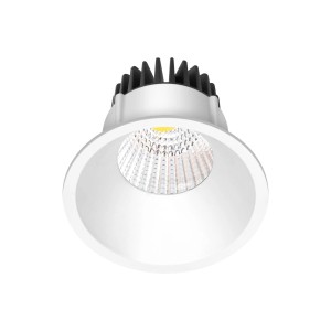 Arcchio LED Hochvolt Einbaustrahler Niria 10017685 Modern in Weiß aus Aluminium 1-flammig Wohnzimmerleuchte
