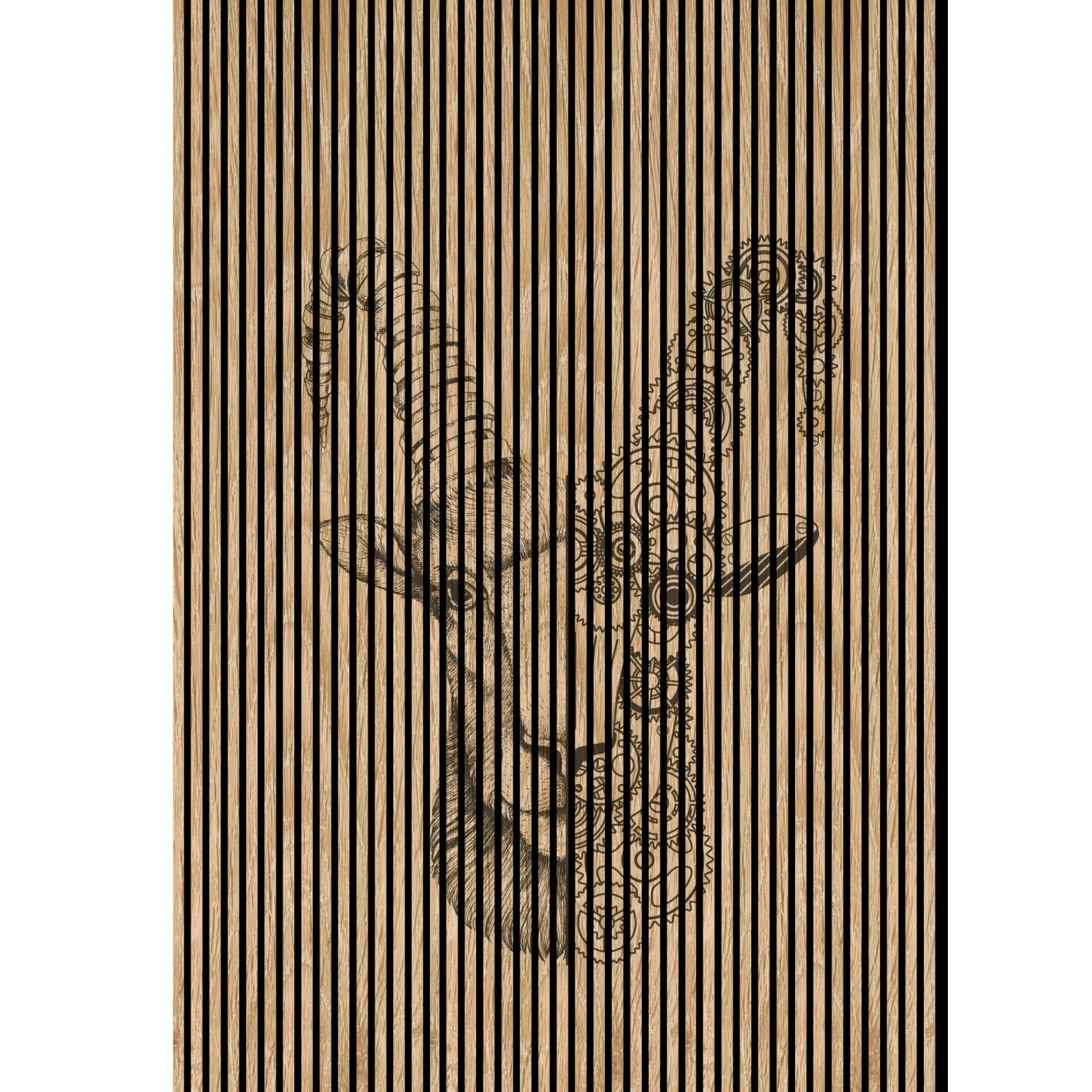 FN Acustico Akustikplatte Ibex 1 PET u. MDF Foliert 1.693 x 19 x 2.400 mm