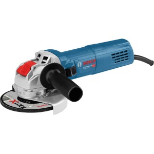 Bosch Professional GWX 9-115 S Winkelschleifer mit X-Lock System und Schleifscheibe.