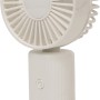 Weißer USB Handventilator für Reisen und Büro.