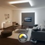 Wohnzimmer mit Paulmann MaxLED Tunable White LED-Streifen Beleuchtung.