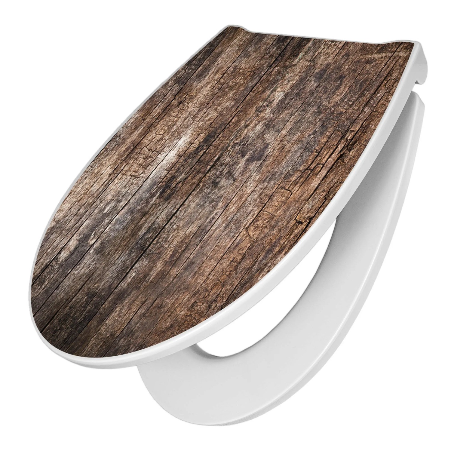 Toilettendeckel Aus Holz – Stylischer WC-Sitz Mit 150 kg Belastung & Einfacher Reinigung
