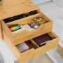 SoBuy Schubladenbox Aufbewahrungsbox Schreibtischorganizer 30x18x31cm Bambus FRG82-N_5