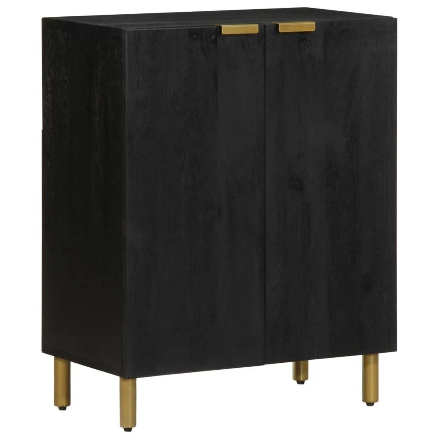 vidaXL Sideboard Schwarz 60x33x75 cm Holzwerkstoff 4017650 günstig online kaufen
