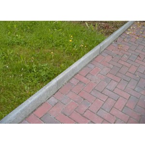 EHL Rasenkante mit Nut und Feder 5 cm x 30 cm x 100 cm Grau