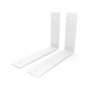 HEVVA Regalwinkel FREIBERG 20 cm Tief 2er Set Weiß