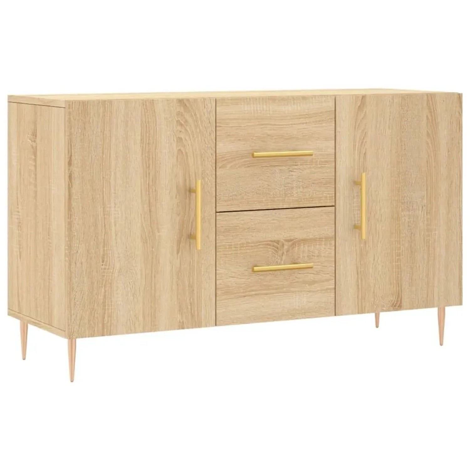 vidaXL Sideboard Sonoma-Eiche 100x36x60 cm Holzwerkstoff 828159 günstig online kaufen