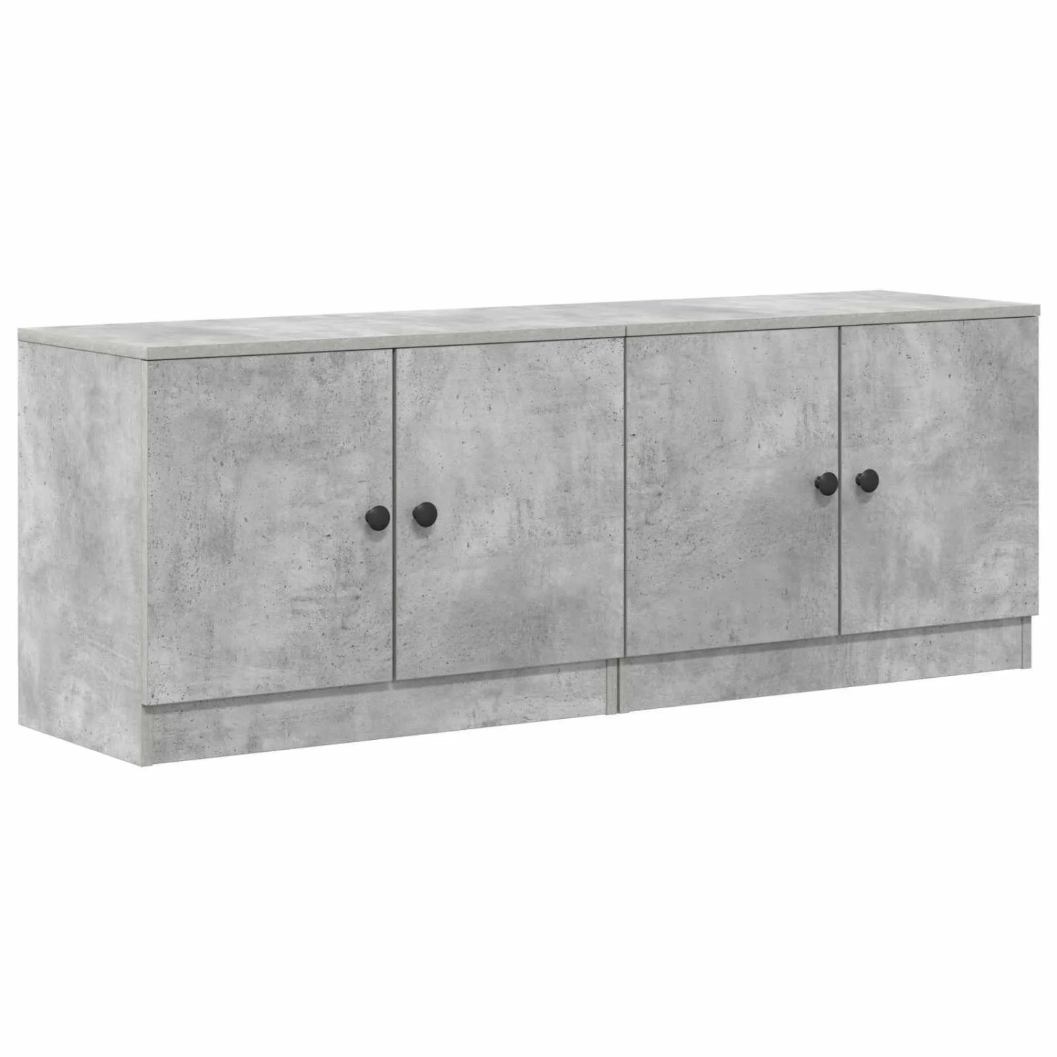 vidaXL Stauraum-Schranks für Hochbett 2 Stk Betongrau 66 x 35 x 48 cm 893718