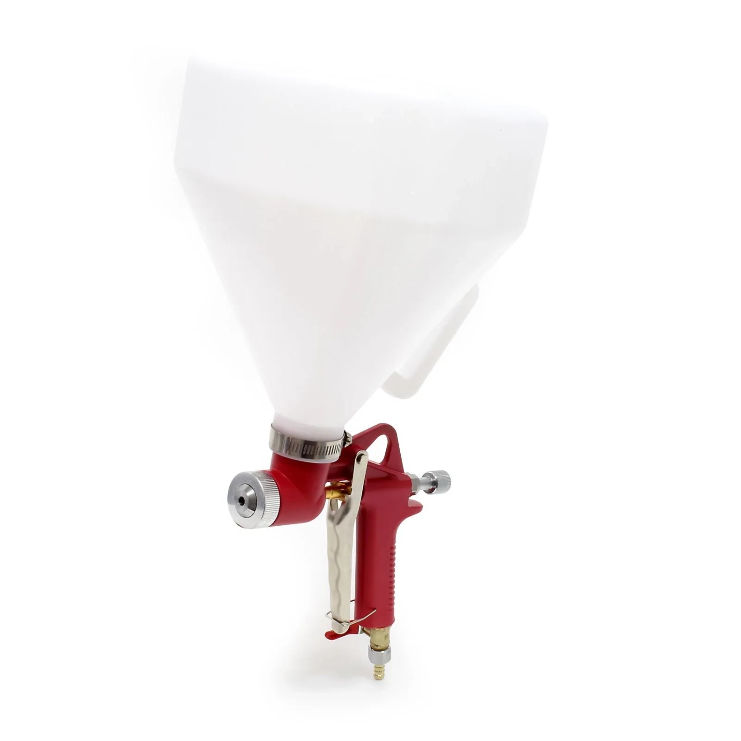 Wiltec Trichterpistole 6L 3 Düsen Druckluft Spritzpistole Sprühpistole Verputzen