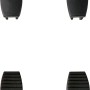 Fußkappen für Pacora II Stapelstuhl, 4er-Set, aus Kunststoff.