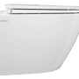 Weißes Domberg Wand-WC-Set DB1000 mit WC-Sitz und randlosem Design.