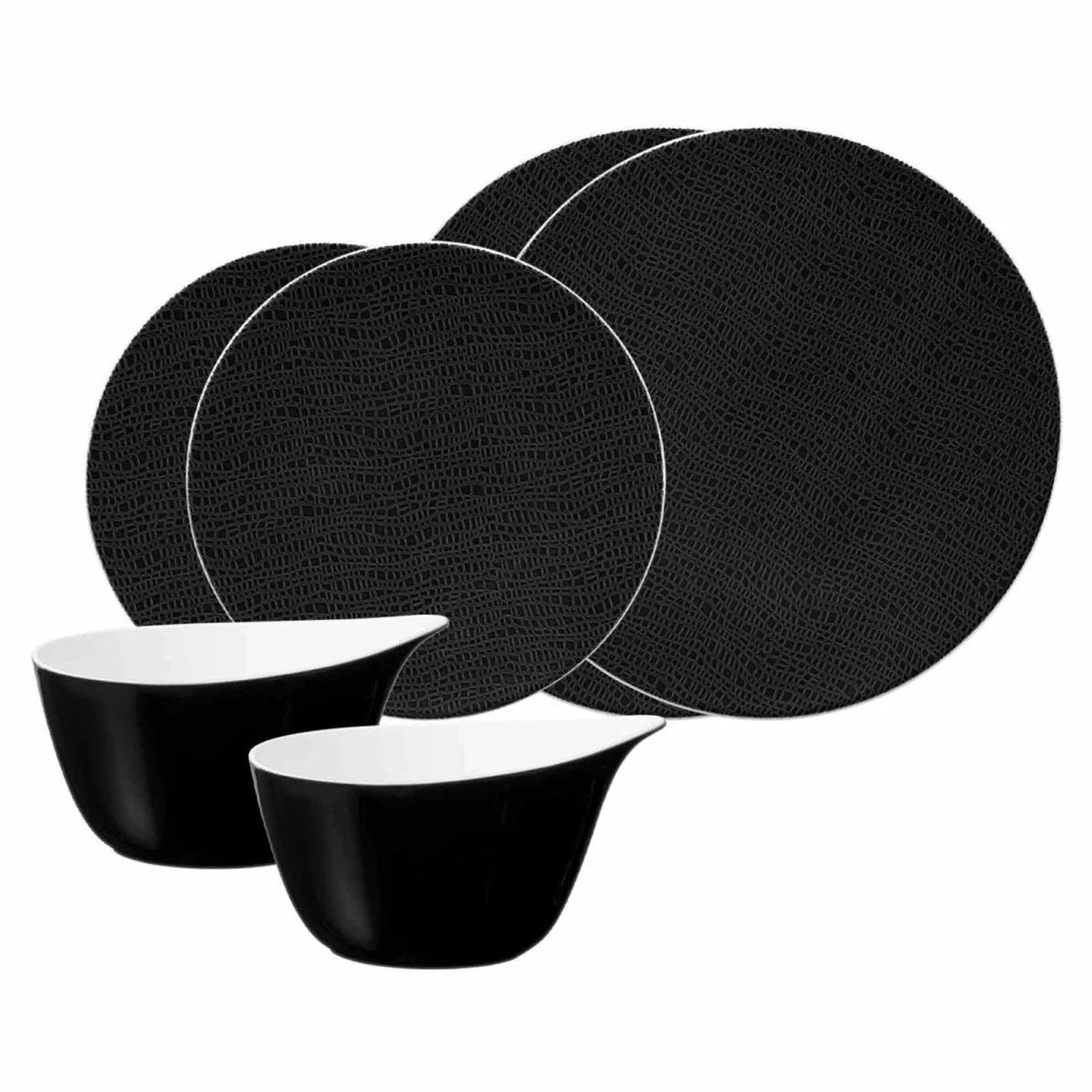 Seltmann Weiden Life Fashion Basic-Set 6-teilig Glamorous Black