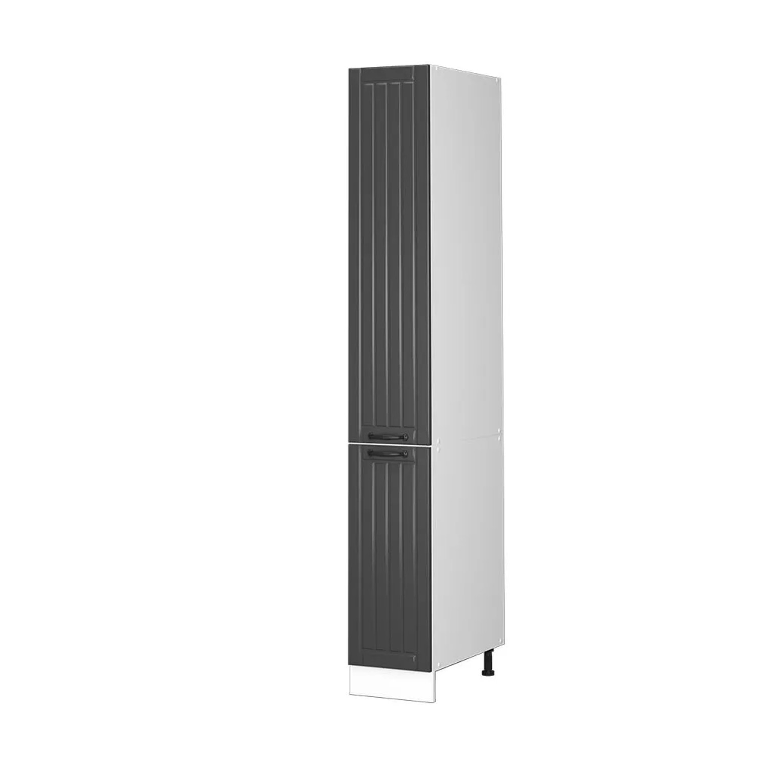 Vicco Apothekerschrank Fame-Line Medizinschrank für die Küche Anthrazit Landhaus Weiß 30 cm