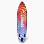 Aufblasbares Suprfit SUP Board Optical 10'8 mit farbigem Batik-Muster, Logo und Finne für Wassersport.