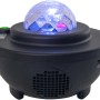 Näve LED-Projektor Athmospheric Galaxy/Water, Design-Tischlampe mit Lichteffekten und Lautsprecher.