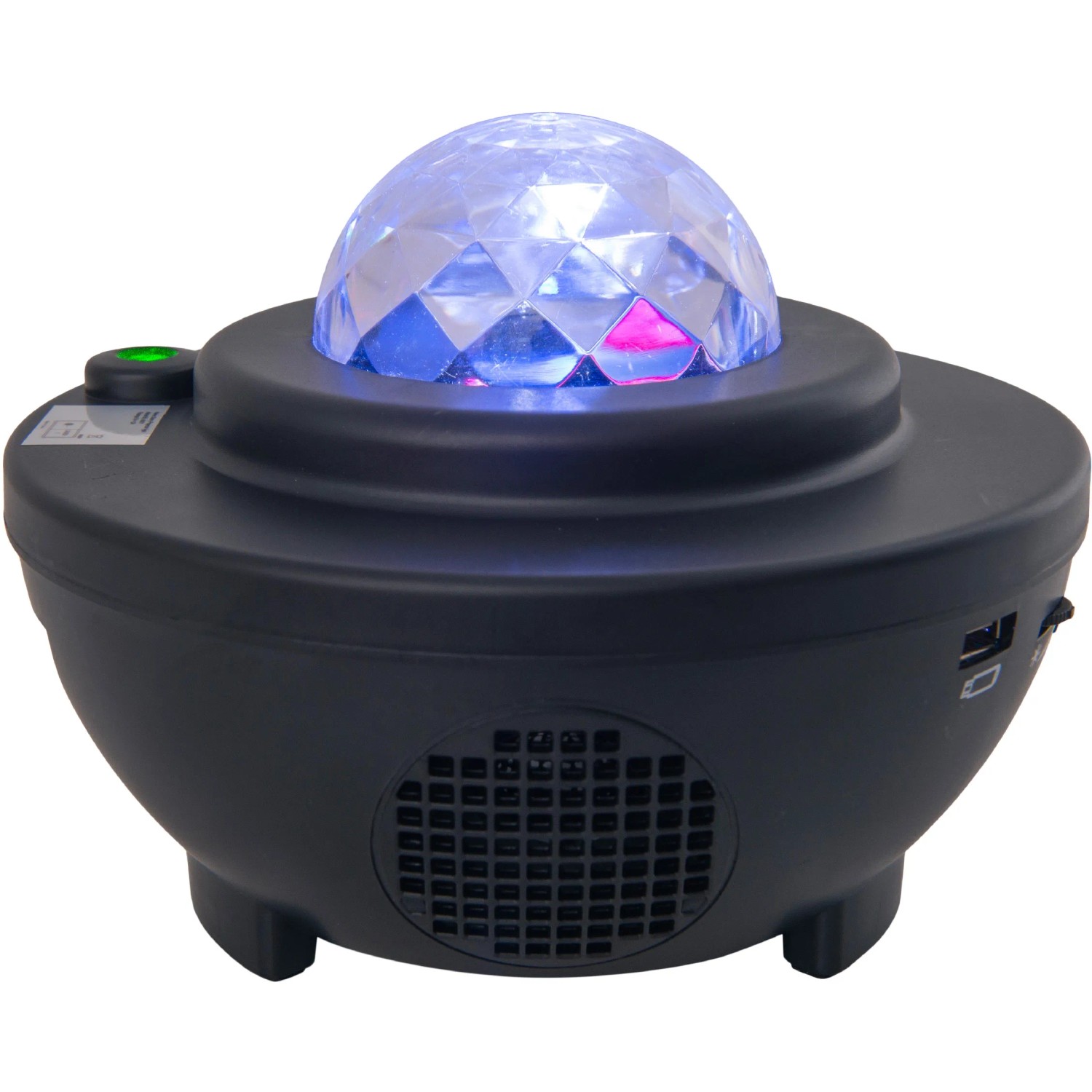 Näve LED-Projektor Athmospheric Galaxy/Water, Design-Tischlampe mit Lichteffekten und Lautsprecher.
