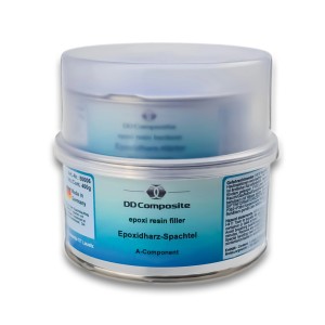 DD Composite Epoxidharz-Spachtel, 600g Dose, hellgrau, für Lack- und Karosseriereparatur.