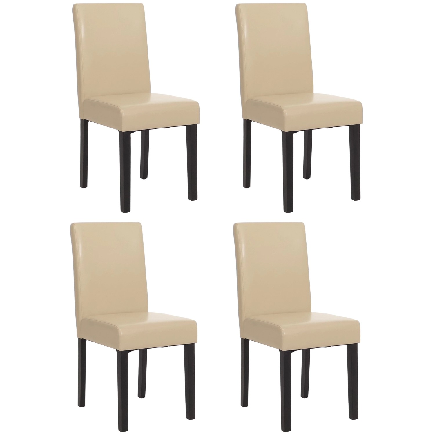 CHEFGASTRO Esszimmerstuhl 4er-Set Klassisch & Zeitlos 90x43x56cm Sitzhöhe 4 günstig online kaufen