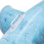 Detailaufnahme: Blauer Bestway Schwimmtier Hai mit weißem Haltegriff.