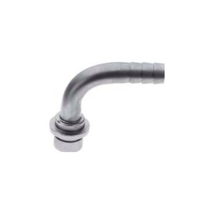 Ich-Zapfe Bierschlauchtülle Gebogen 90 Grad CNS NW 10 mm Silber