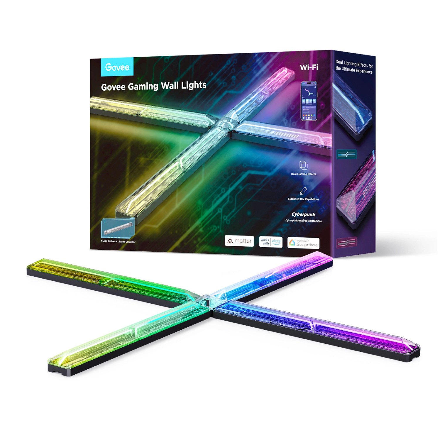 Govee Gaming-Wandleuchten 4+1 H6063 günstig online kaufen