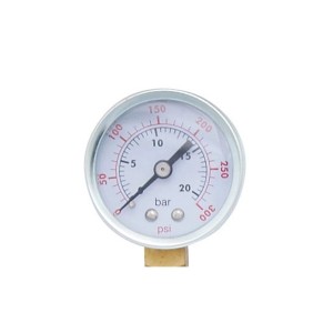 Manometer der Force Dämpferpumpe für Federgabeln, Anzeige bis 20.7 Bar.