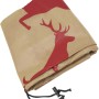 Windhager Winter-Deko-Vlieshaube Protect Hirsch, 0,6x1,8m, zum Schutz von Pflanzen vor Frost und Wind.