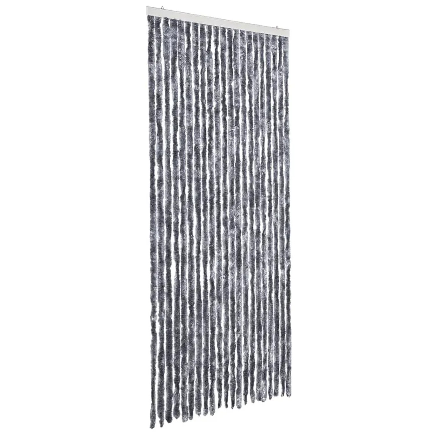 vidaXL Insektenschutz-Vorhang Silbern 90x220 cm Chenille 284286