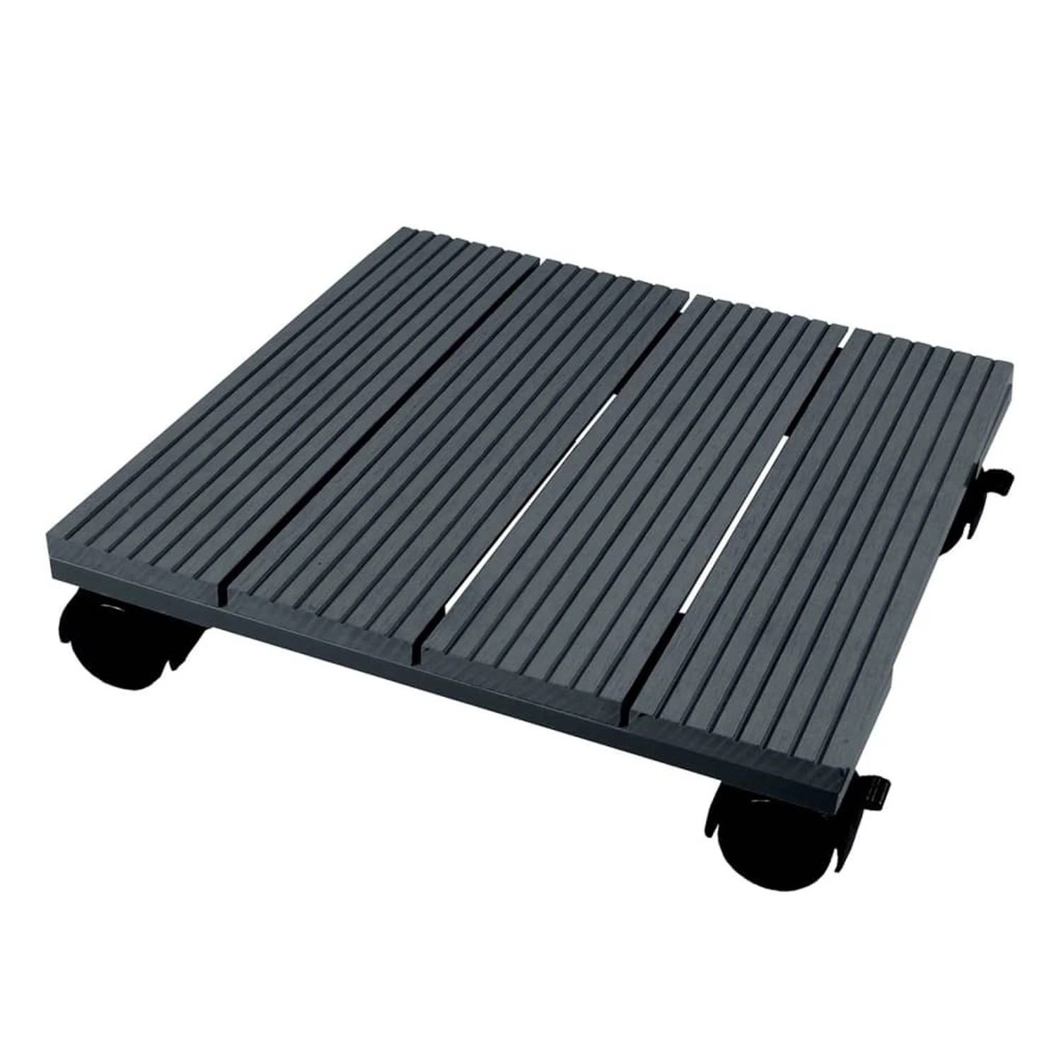 Nature Pflanzenroller Quadratisch 30X30 Cm Anthrazit Wpc 1880906 günstig online kaufen